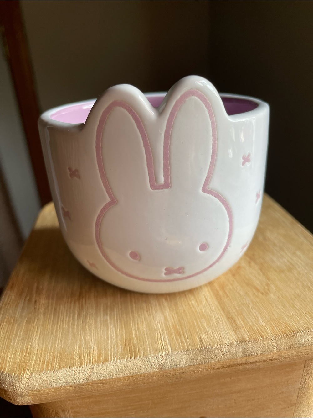 Miffy by Magenta White and Pink Ceramic Ramekin